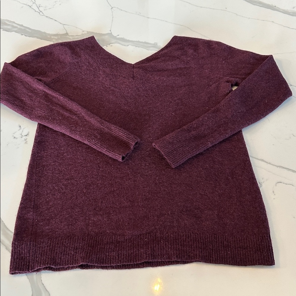 LOFT wide v-neck sweater